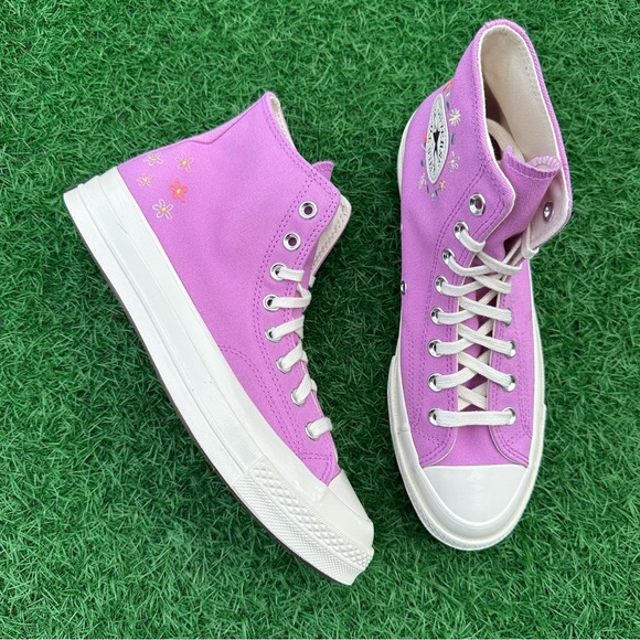 Converse Chuck 70 Hi Little Flowers Grape Fizz / Egret - Picture 7 of 13